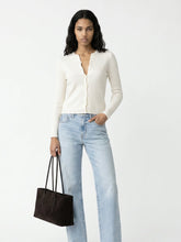 Load image into Gallery viewer, Amanda Maria Ribbed Button Front Top
