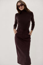 Load image into Gallery viewer, Amanda Maria Suede Midi Skirt

