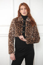Load image into Gallery viewer, Zero Degrees Celsius Leopard Faux Fur Coat
