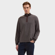 Load image into Gallery viewer, Bugatchi Houdstooth Quarter Zip
