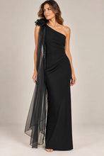 Load image into Gallery viewer, Frank Lyman One Shoulder Dress
