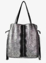 Load image into Gallery viewer, Lilla Lane Santana Putri Metallic Tote
