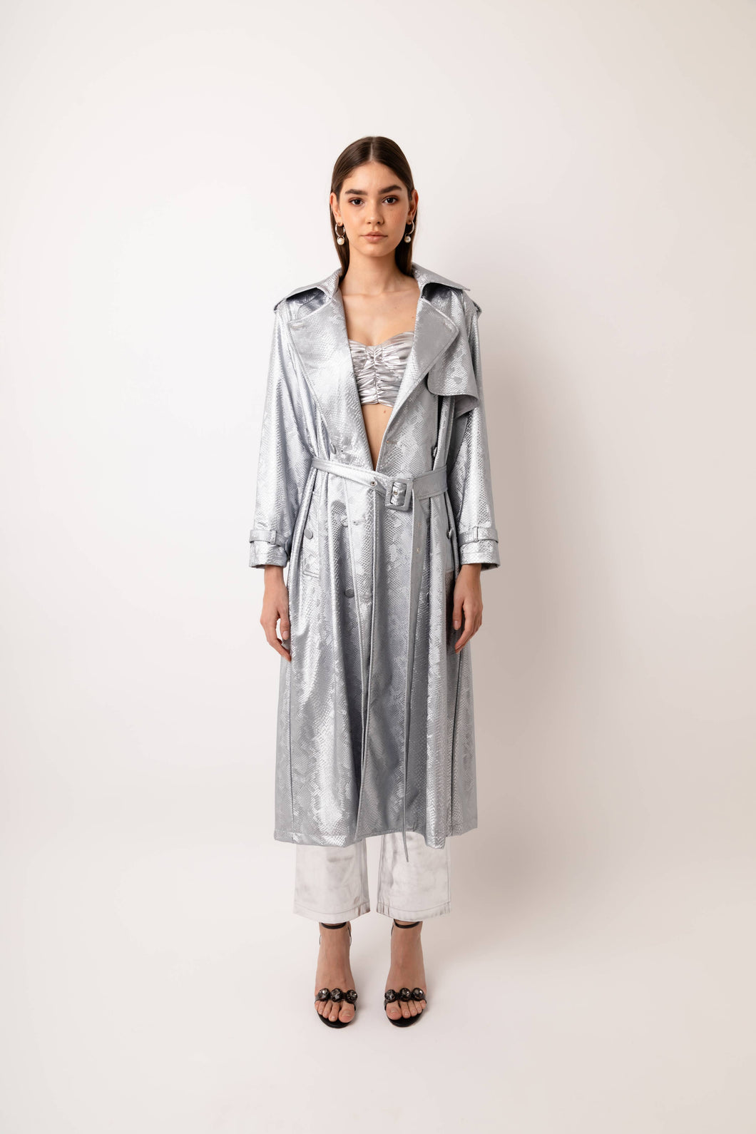 Amy Lynn Vivienne Trench Coat