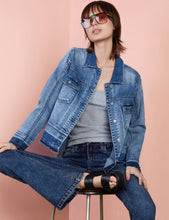 Load image into Gallery viewer, Wash Lab Step-Up Denim Jacket
